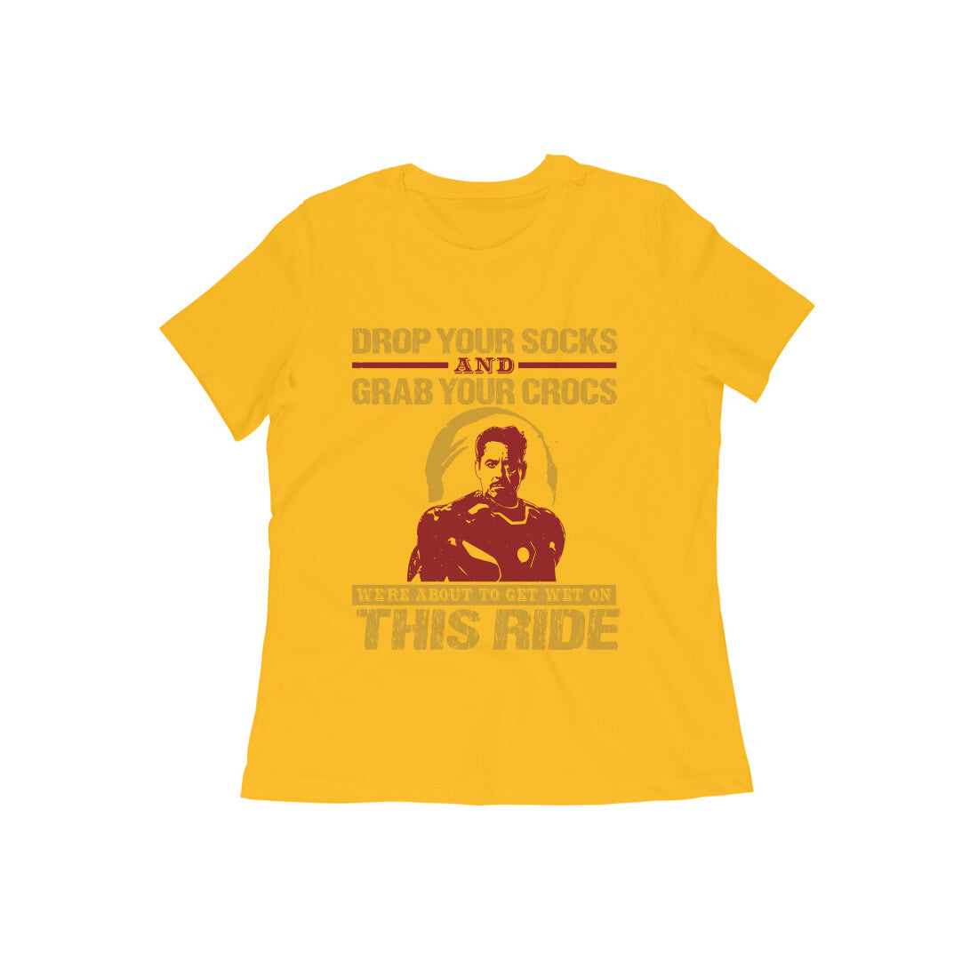 TNH - Women's Round Neck Tshirt - Iron Man - Ride