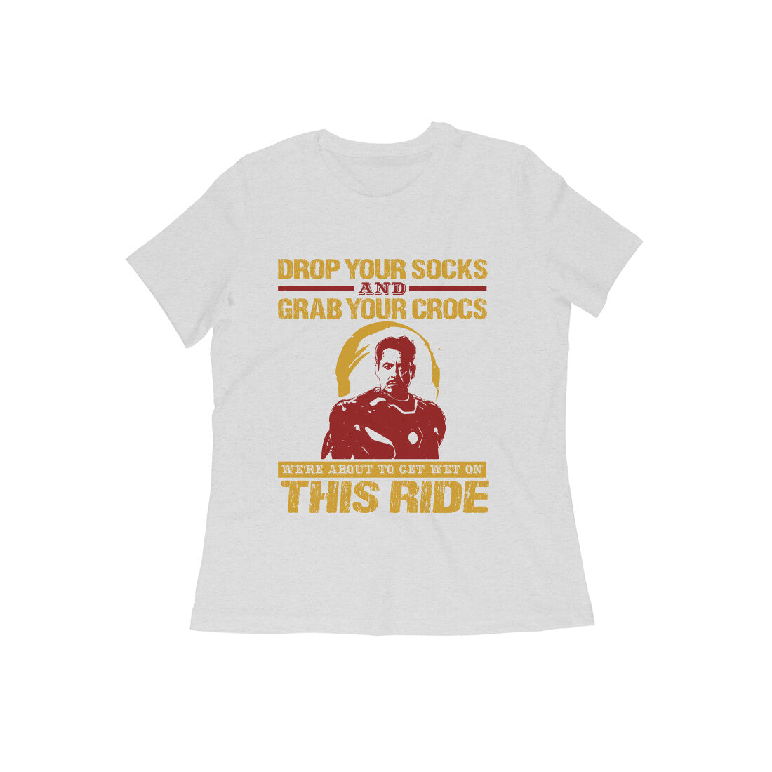 TNH - Women's Round Neck Tshirt - Iron Man - Ride