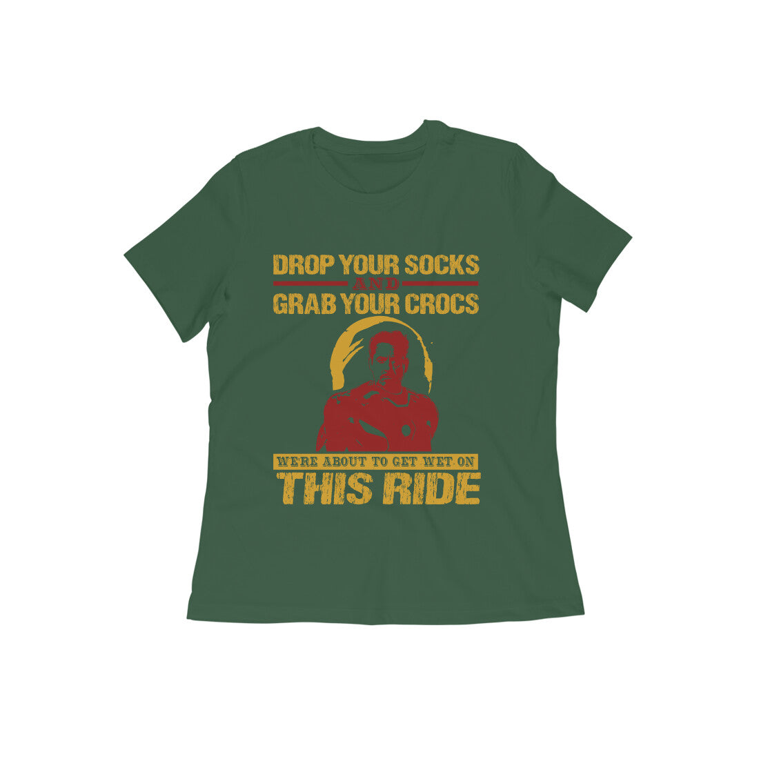 TNH - Women's Round Neck Tshirt - Iron Man - Ride