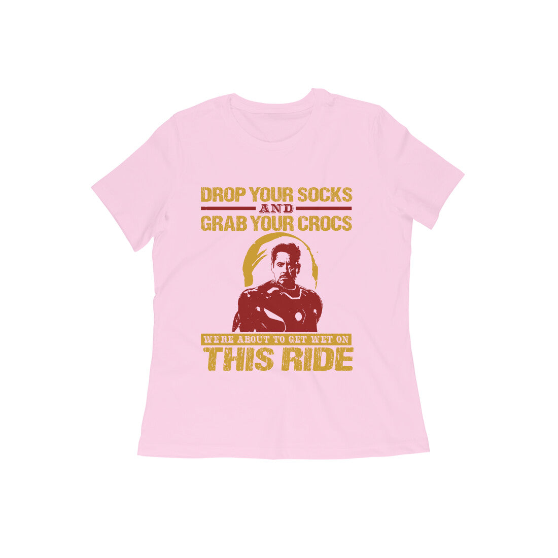 TNH - Women's Round Neck Tshirt - Iron Man - Ride