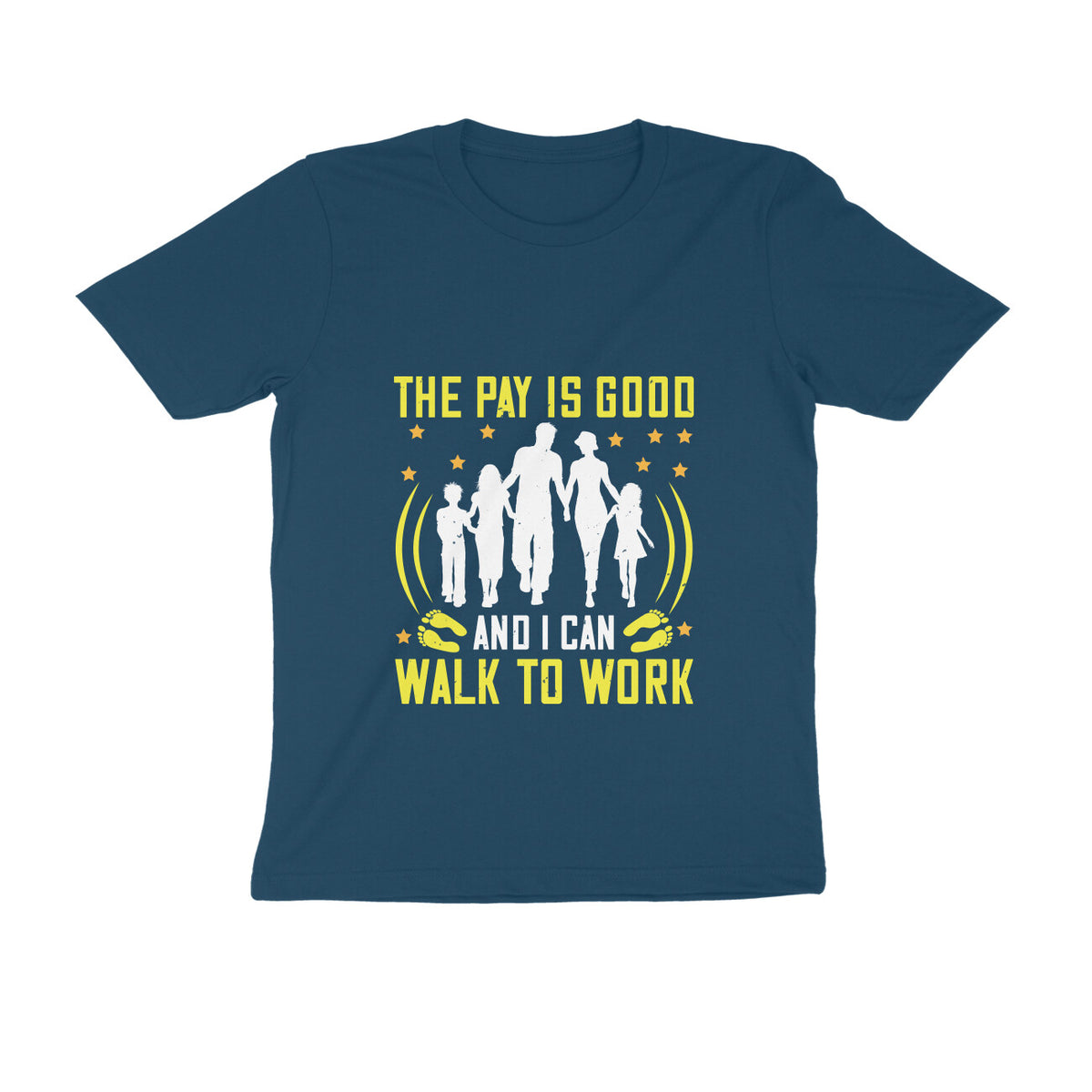 TNH - Men's Round Neck Tshirt - Walk to Work