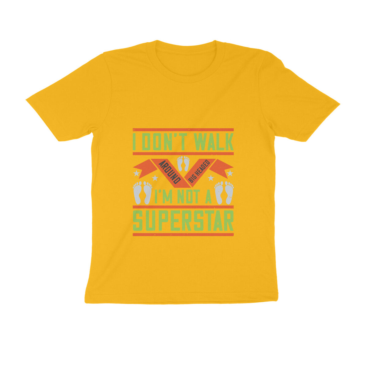 TNH - Men's Round Neck Tshirt - I Don't Walk