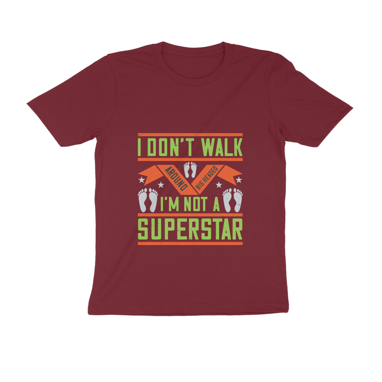 TNH - Men's Round Neck Tshirt - I Don't Walk