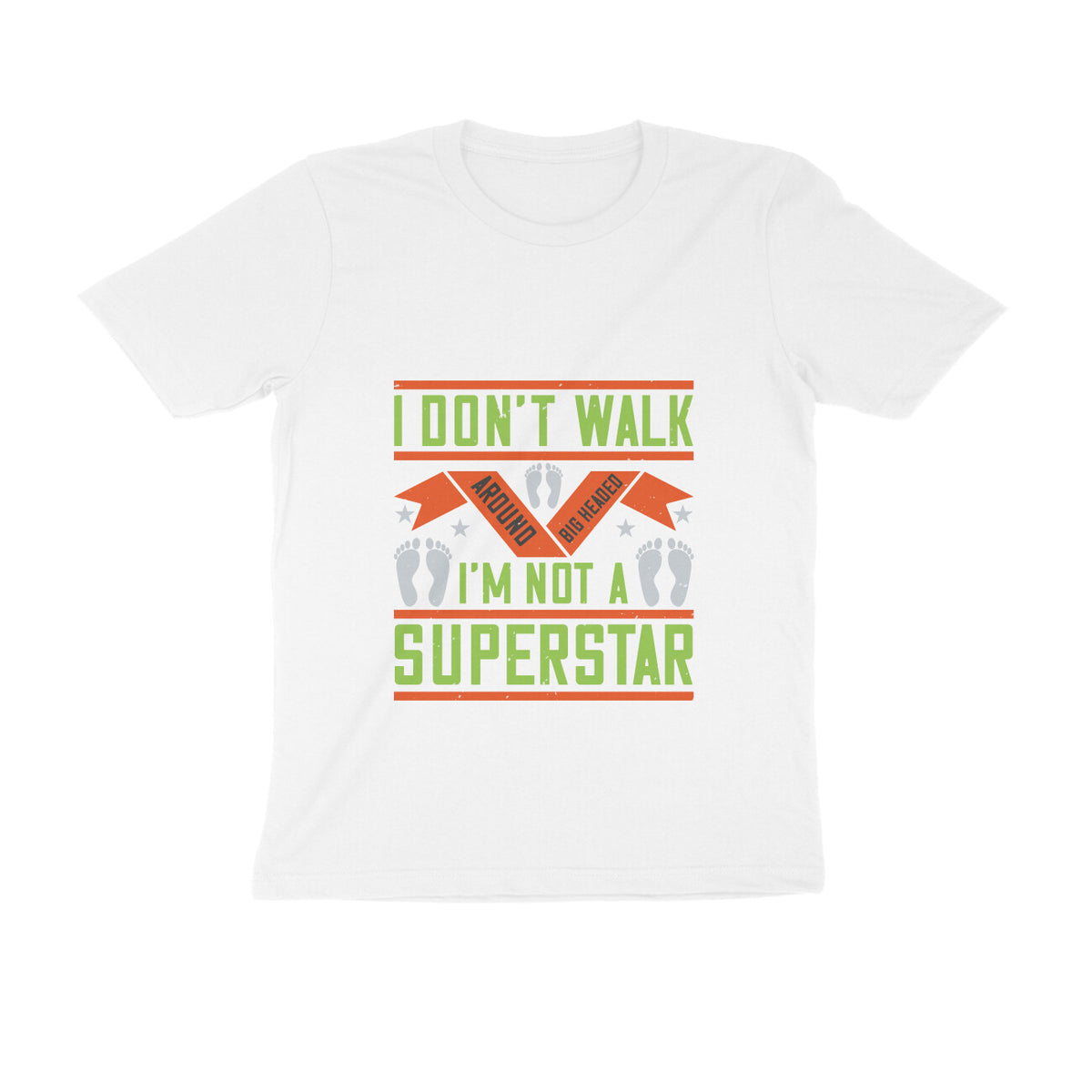 TNH - Men's Round Neck Tshirt - I Don't Walk