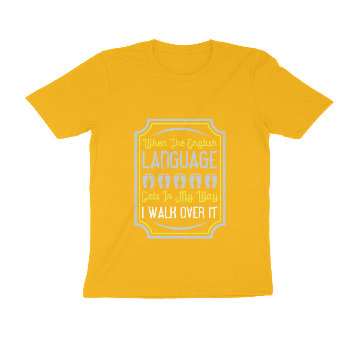 TNH - Men's Round Neck Tshirt - I Walk Over It