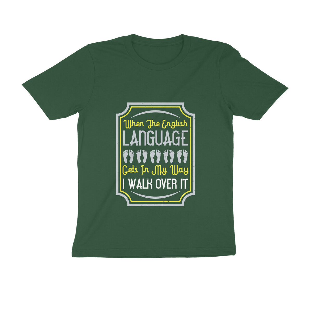 TNH - Men's Round Neck Tshirt - I Walk Over It