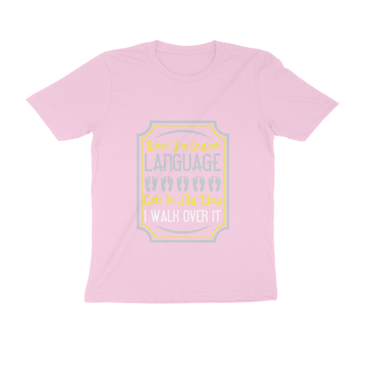 TNH - Men's Round Neck Tshirt - I Walk Over It