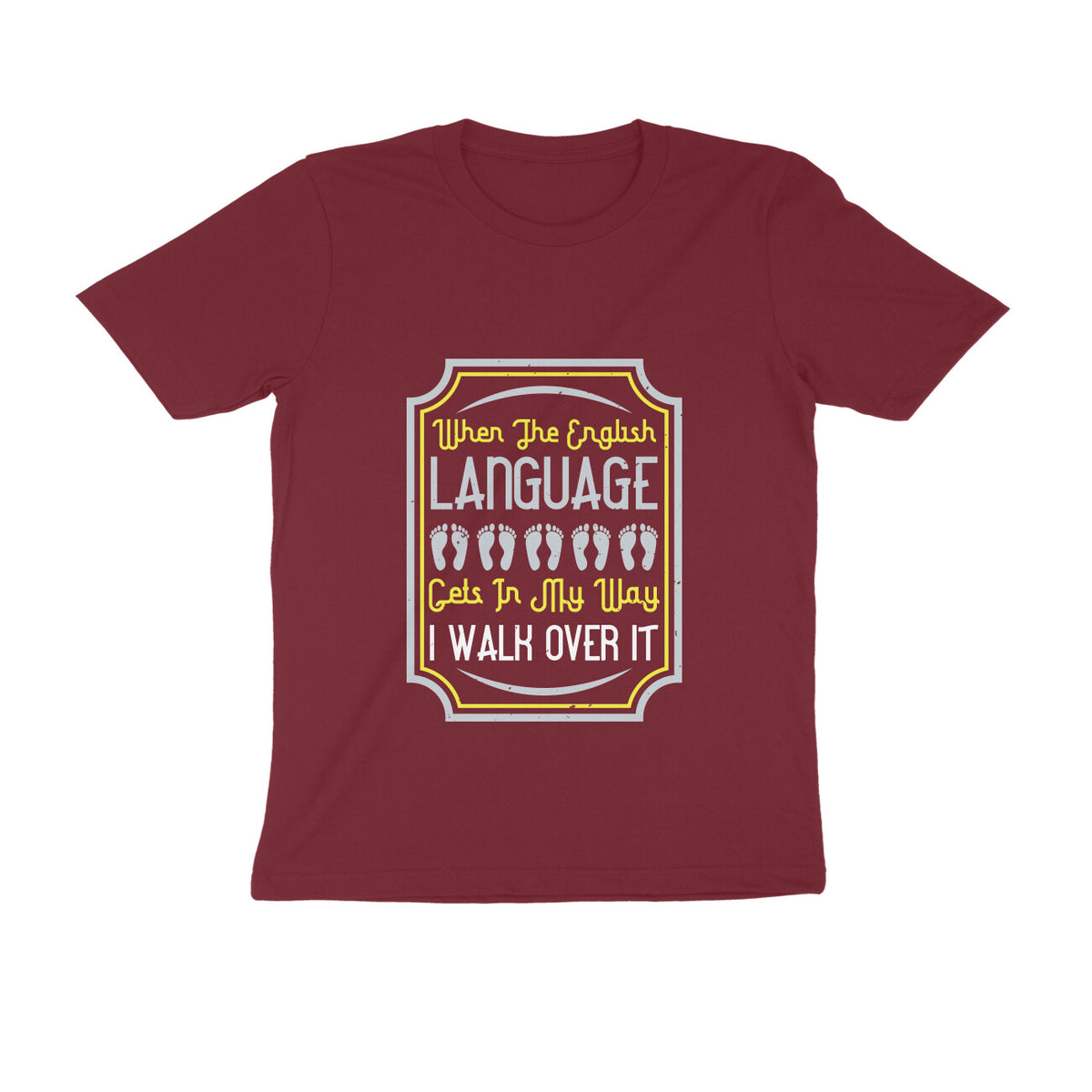 TNH - Men's Round Neck Tshirt - I Walk Over It