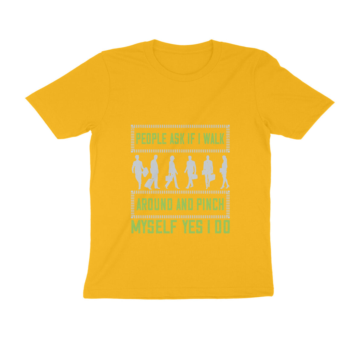 TNH - Men's Round Neck Tshirt - If I Walk