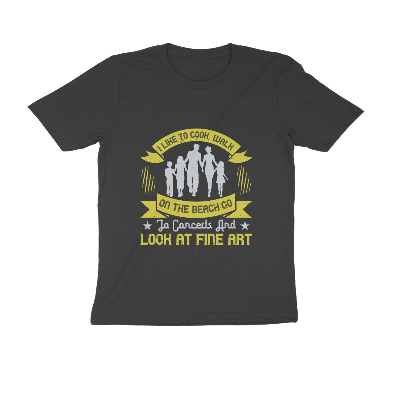 TNH - Men's Round Neck Tshirt - Walk on Beach