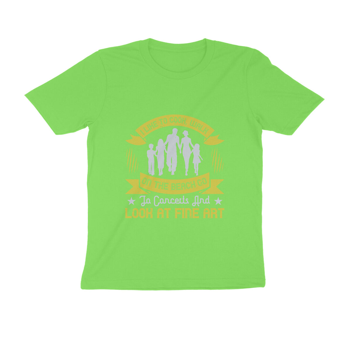 TNH - Men's Round Neck Tshirt - Walk on Beach