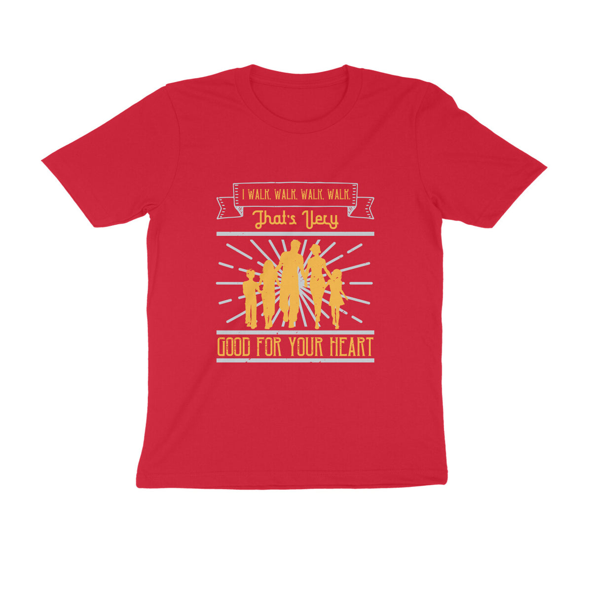 TNH - Men's Round Neck Tshirt - Walk Walk Walk