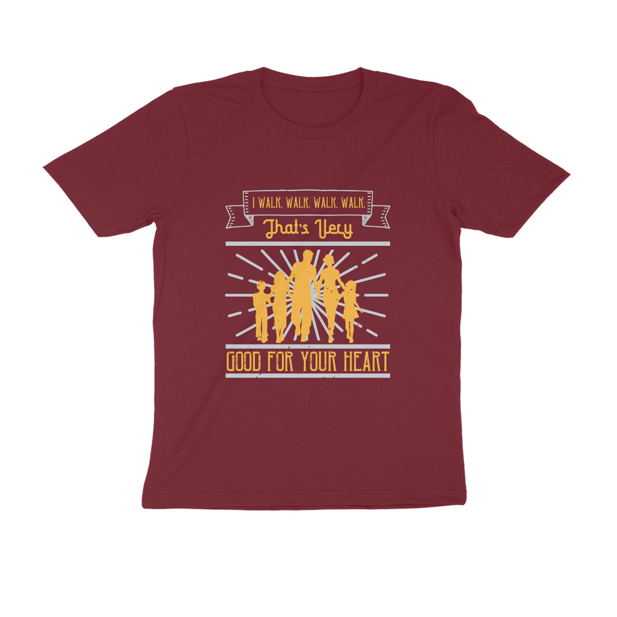 TNH - Men's Round Neck Tshirt - Walk Walk Walk