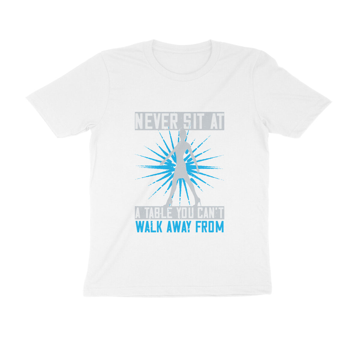 TNH - Men's Round Neck Tshirt - Never Sit, Walk Away