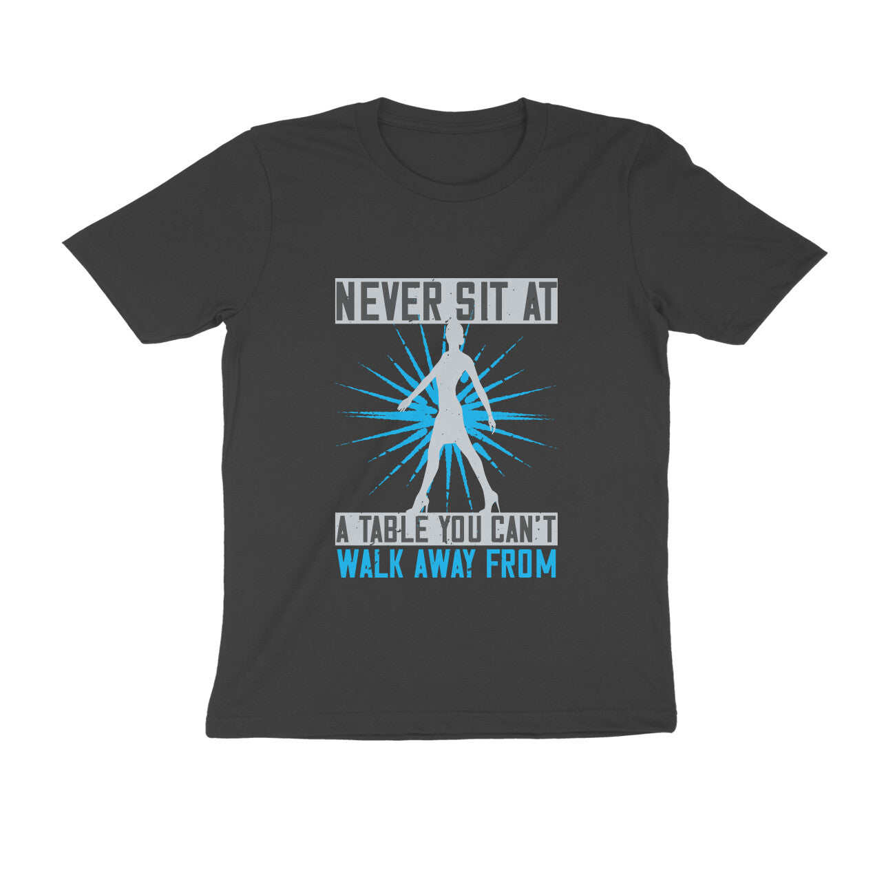 TNH - Men's Round Neck Tshirt - Never Sit, Walk Away