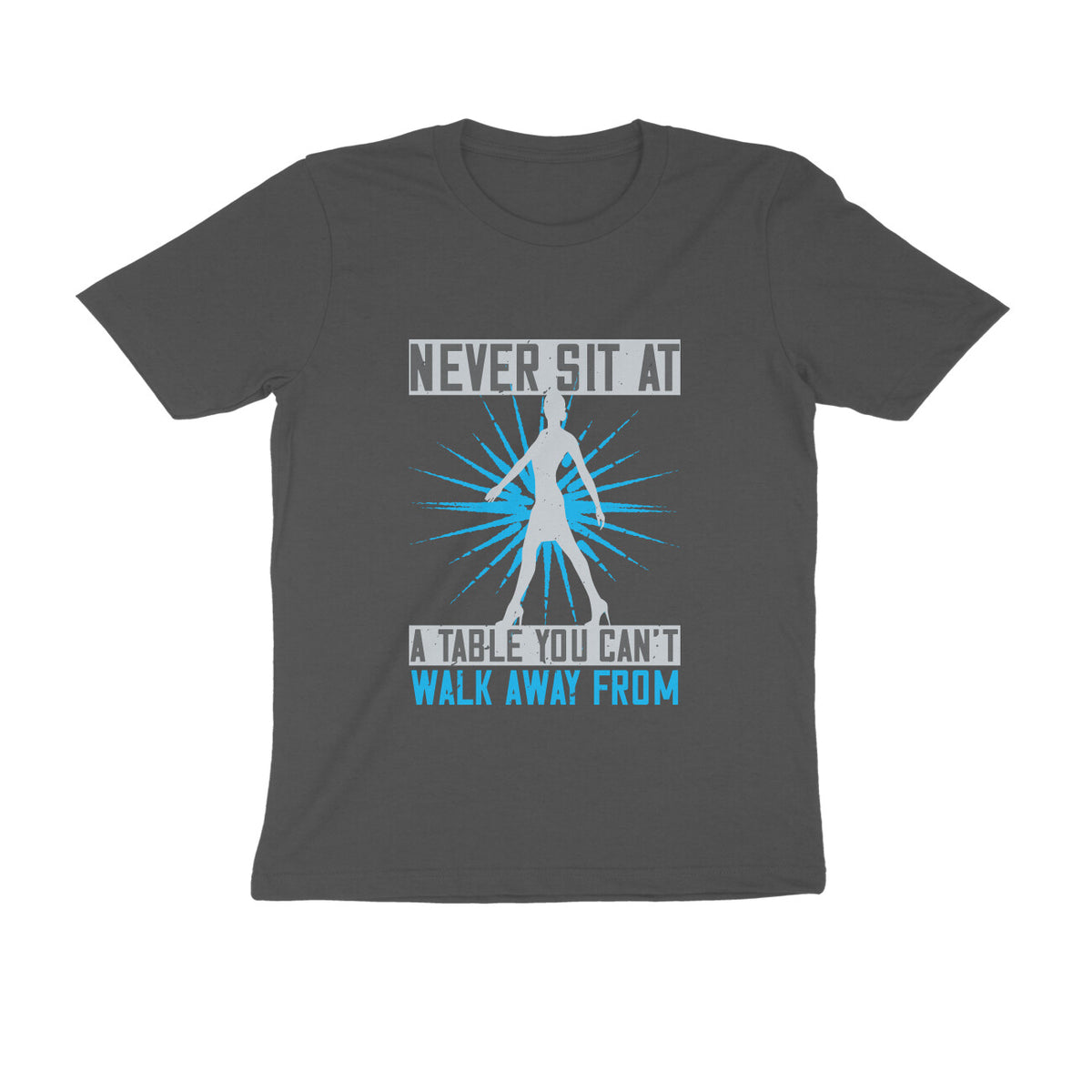 TNH - Men's Round Neck Tshirt - Never Sit, Walk Away