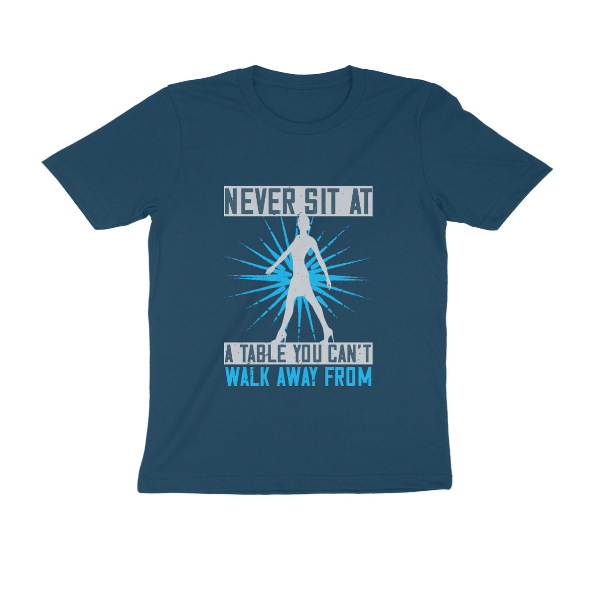 TNH - Men's Round Neck Tshirt - Never Sit, Walk Away