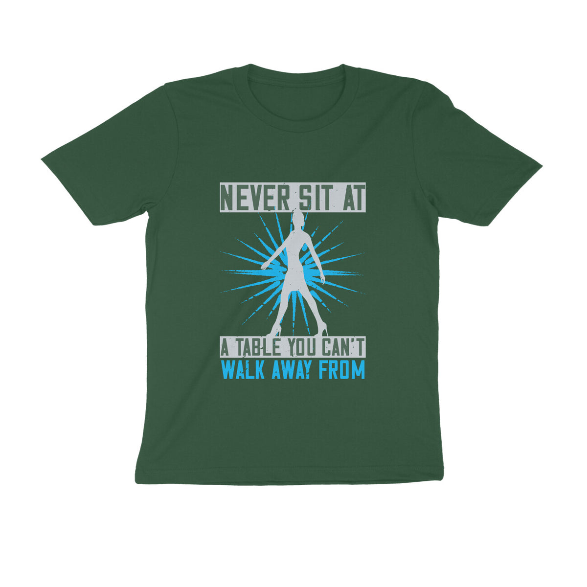 TNH - Men's Round Neck Tshirt - Never Sit, Walk Away