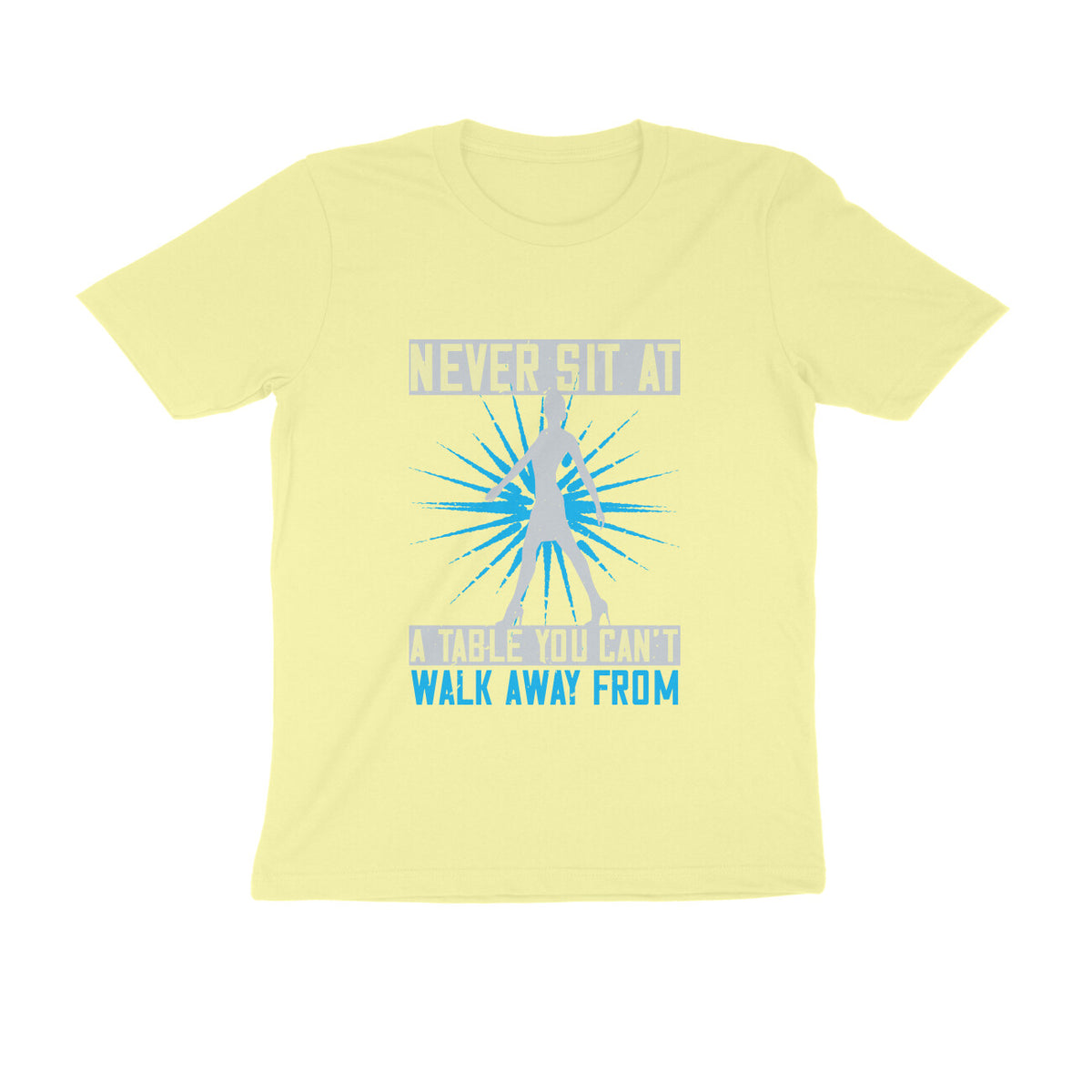 TNH - Men's Round Neck Tshirt - Never Sit, Walk Away