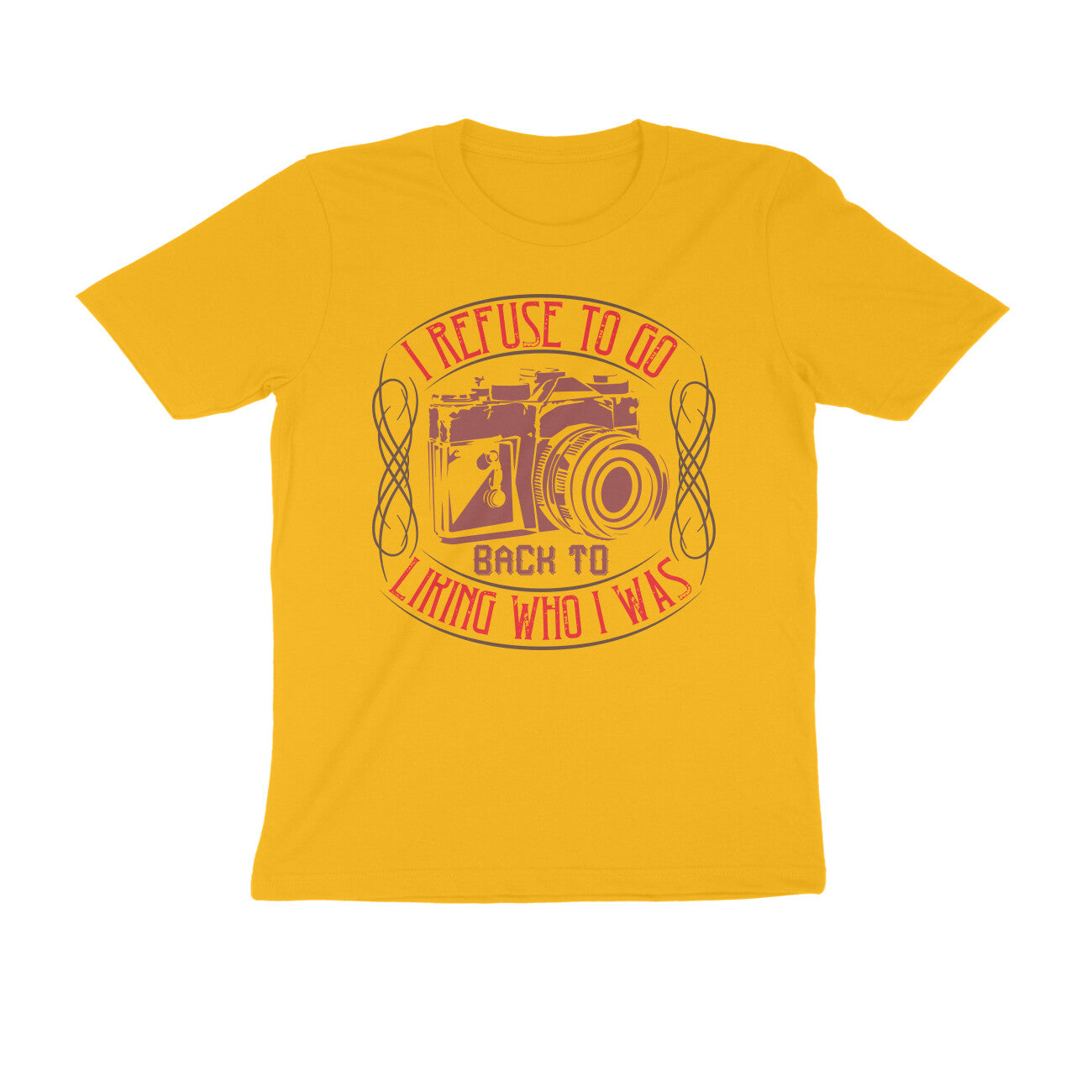 TNH - Men's Round Neck Tshirt - I Refuse to Go