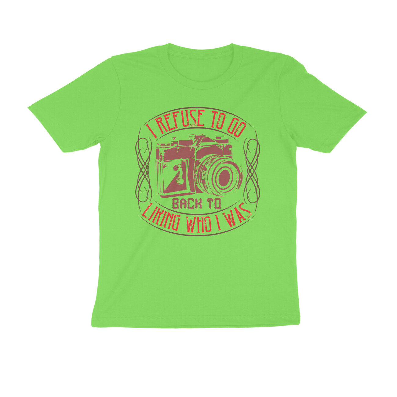 TNH - Men's Round Neck Tshirt - I Refuse to Go