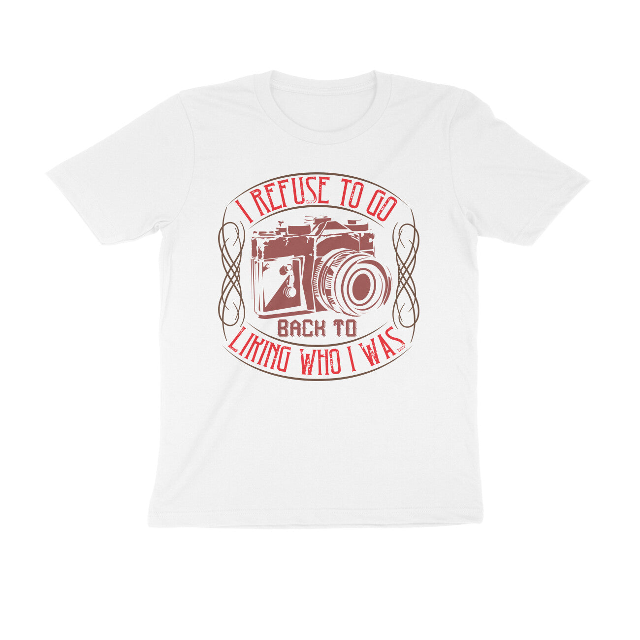 TNH - Men's Round Neck Tshirt - I Refuse to Go