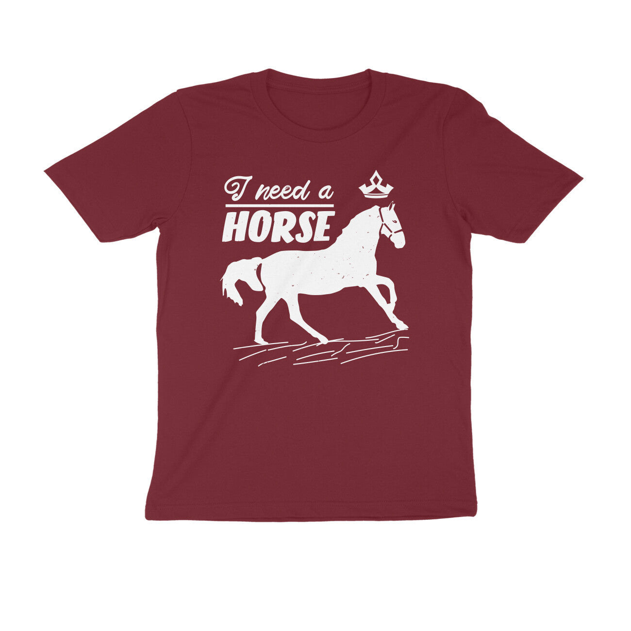 TNH - Men's Round Neck Tshirt - I Need a Horse