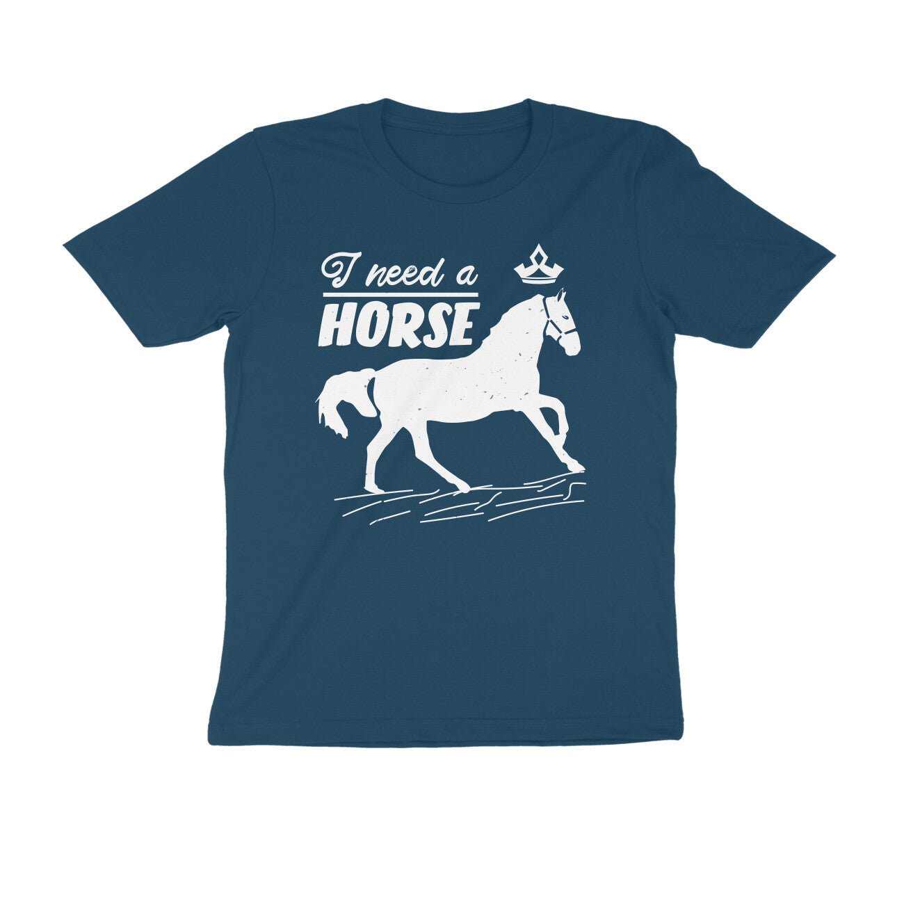 TNH - Men's Round Neck Tshirt - I Need a Horse