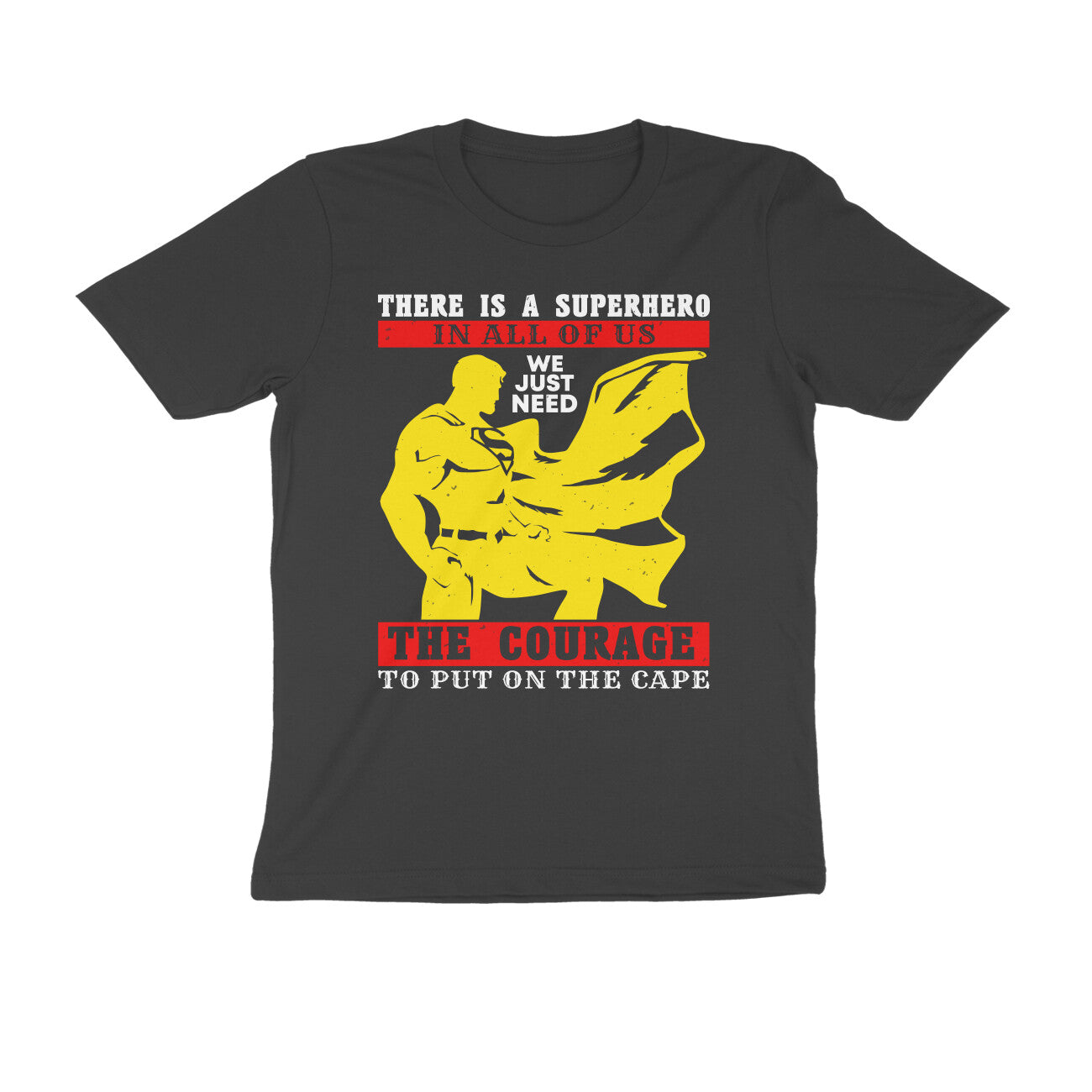 TNH - Men's Round Neck Tshirt - Superman - The Courage