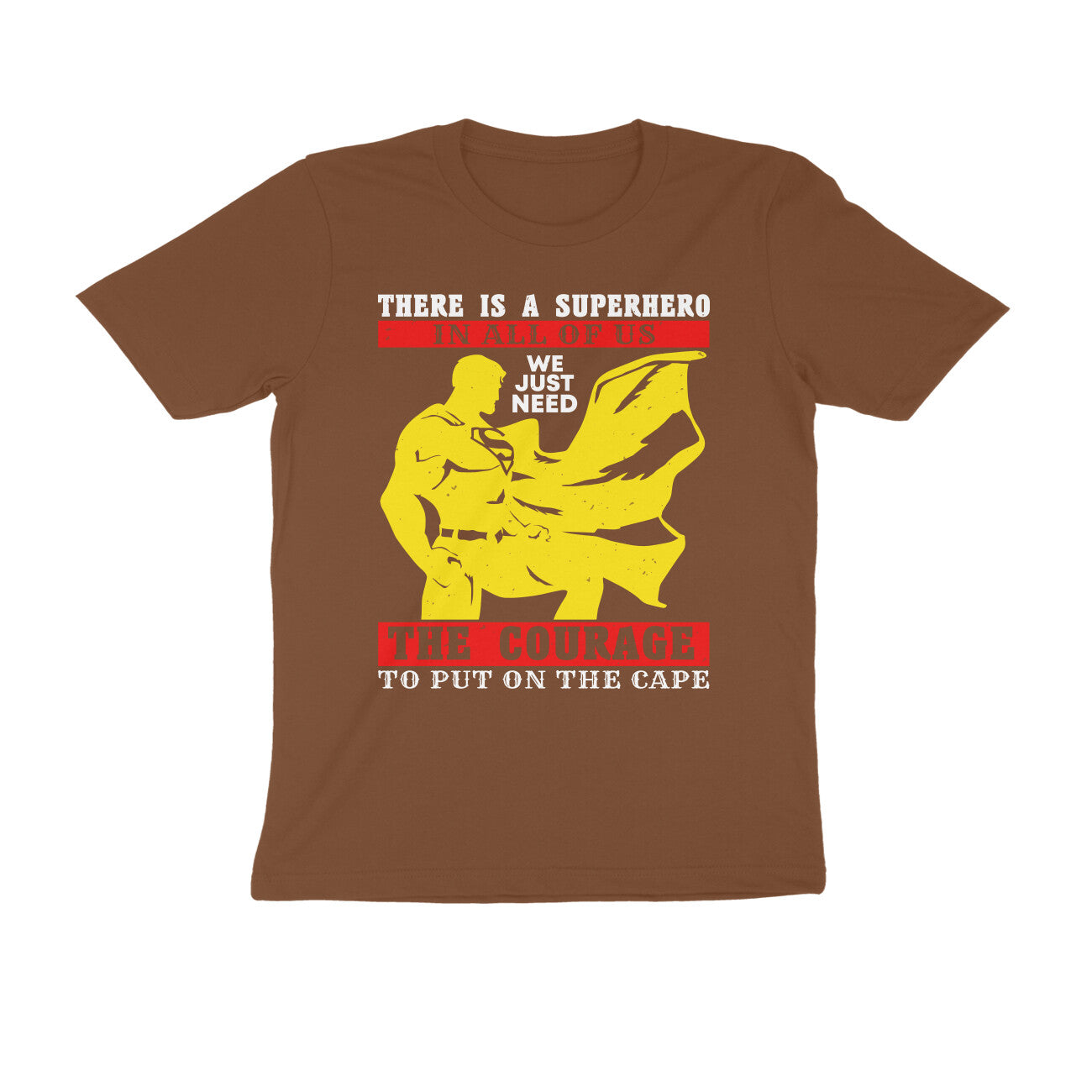 TNH - Men's Round Neck Tshirt - Superman - The Courage