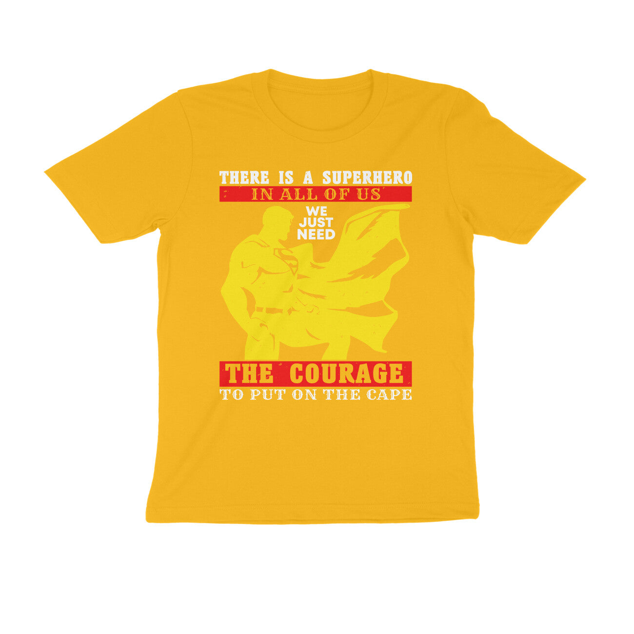 TNH - Men's Round Neck Tshirt - Superman - The Courage