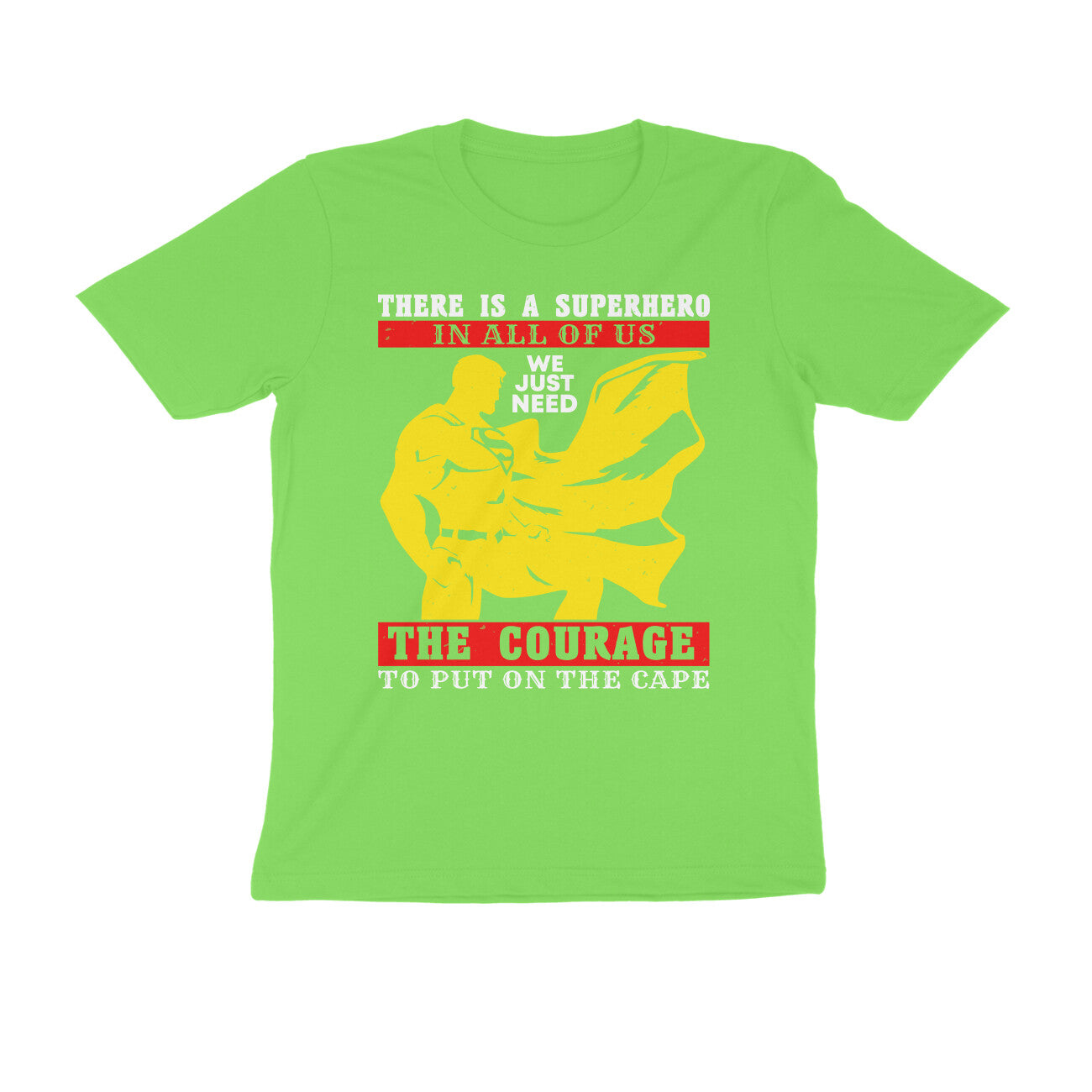 TNH - Men's Round Neck Tshirt - Superman - The Courage