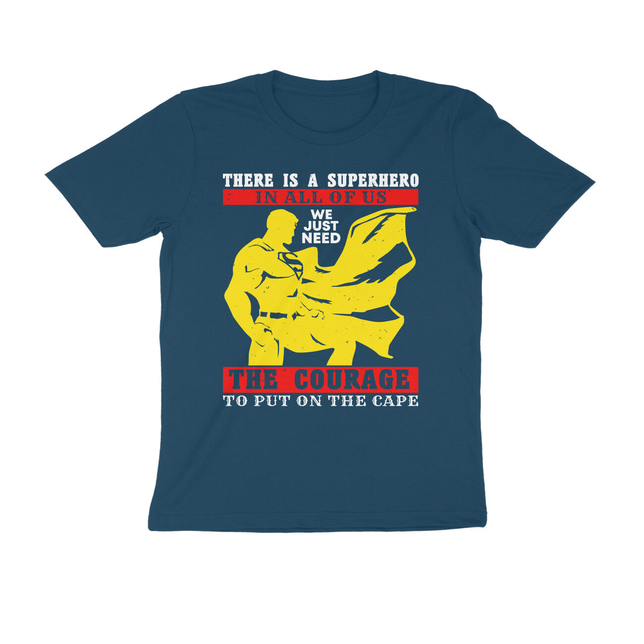 TNH - Men's Round Neck Tshirt - Superman - The Courage