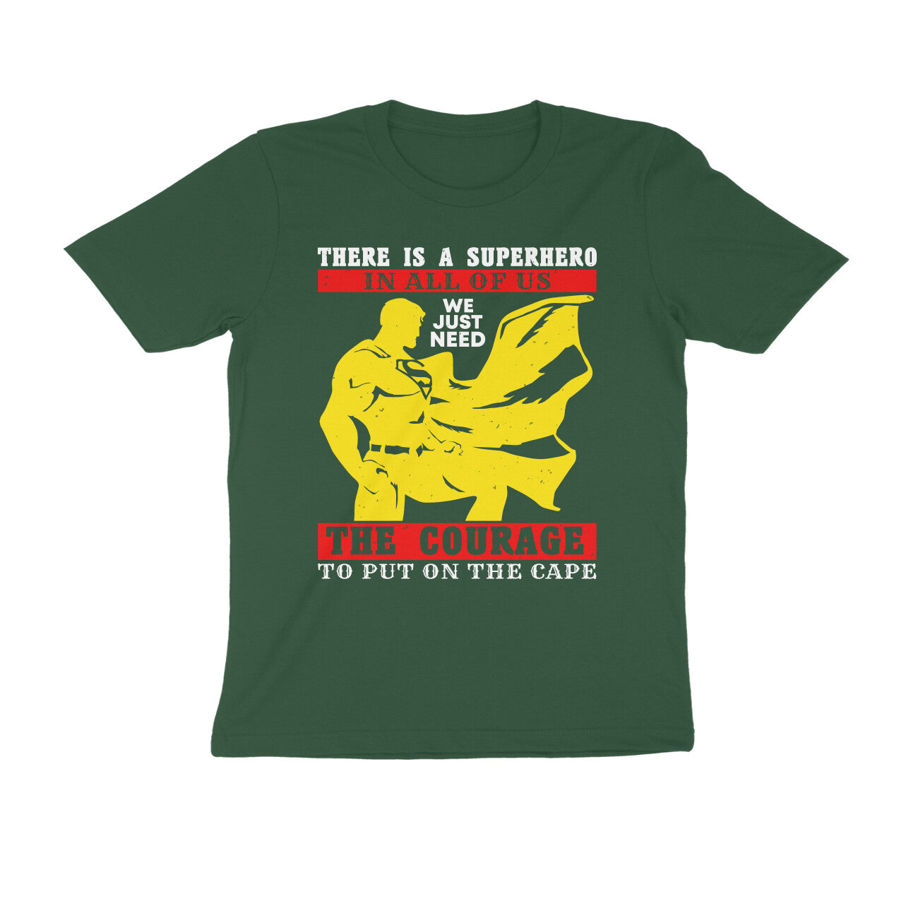 TNH - Men's Round Neck Tshirt - Superman - The Courage