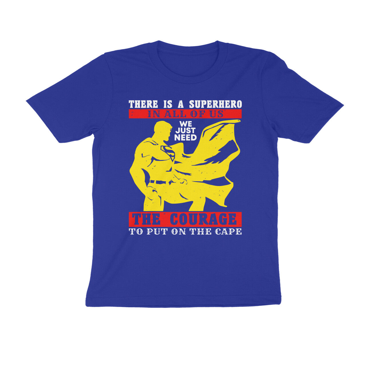 TNH - Men's Round Neck Tshirt - Superman - The Courage