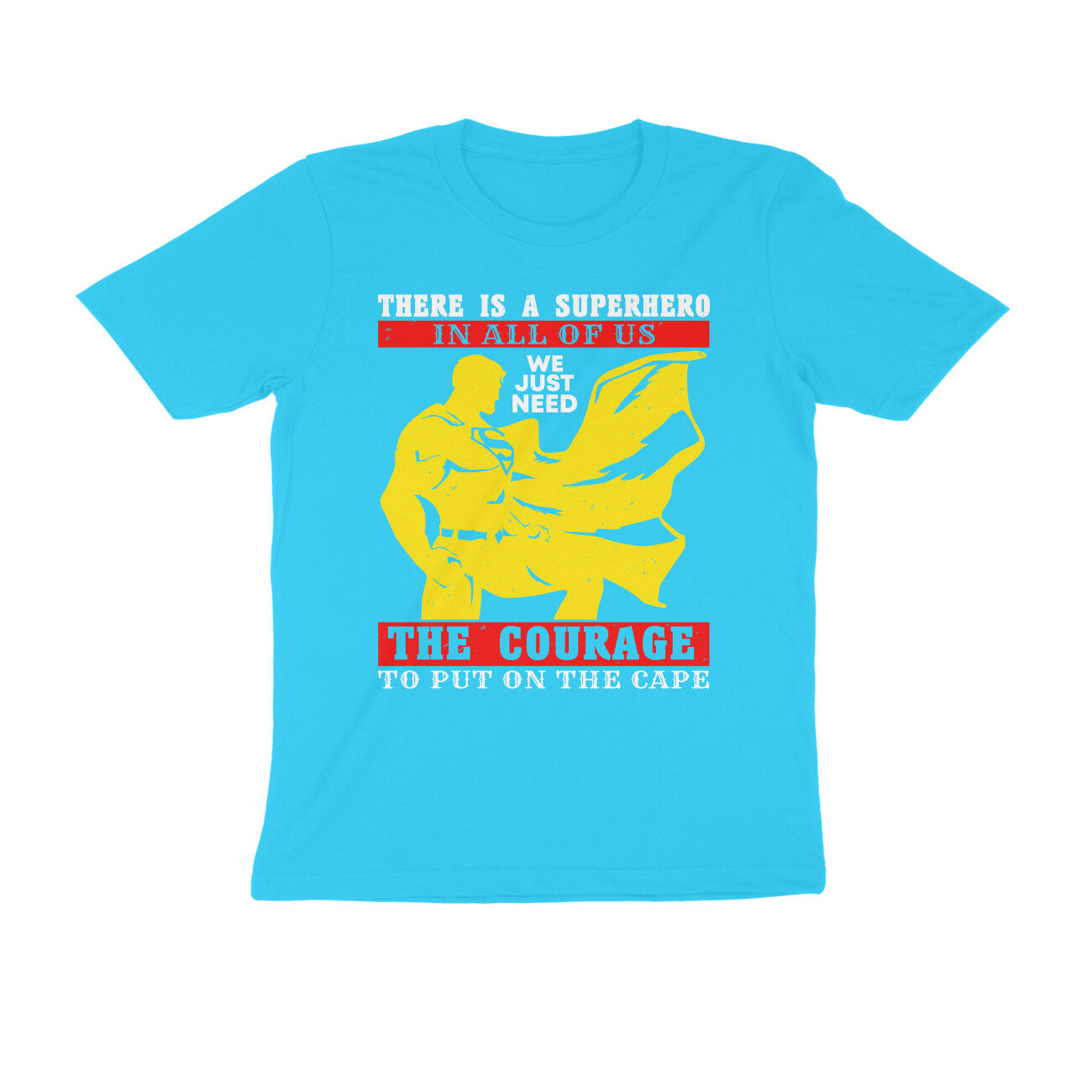 TNH - Men's Round Neck Tshirt - Superman - The Courage