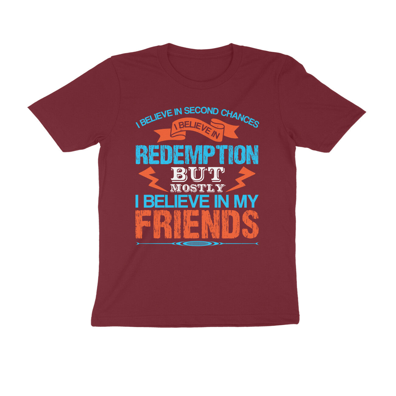 TNH - Men's Round Neck Tshirt - Believe in my Friends