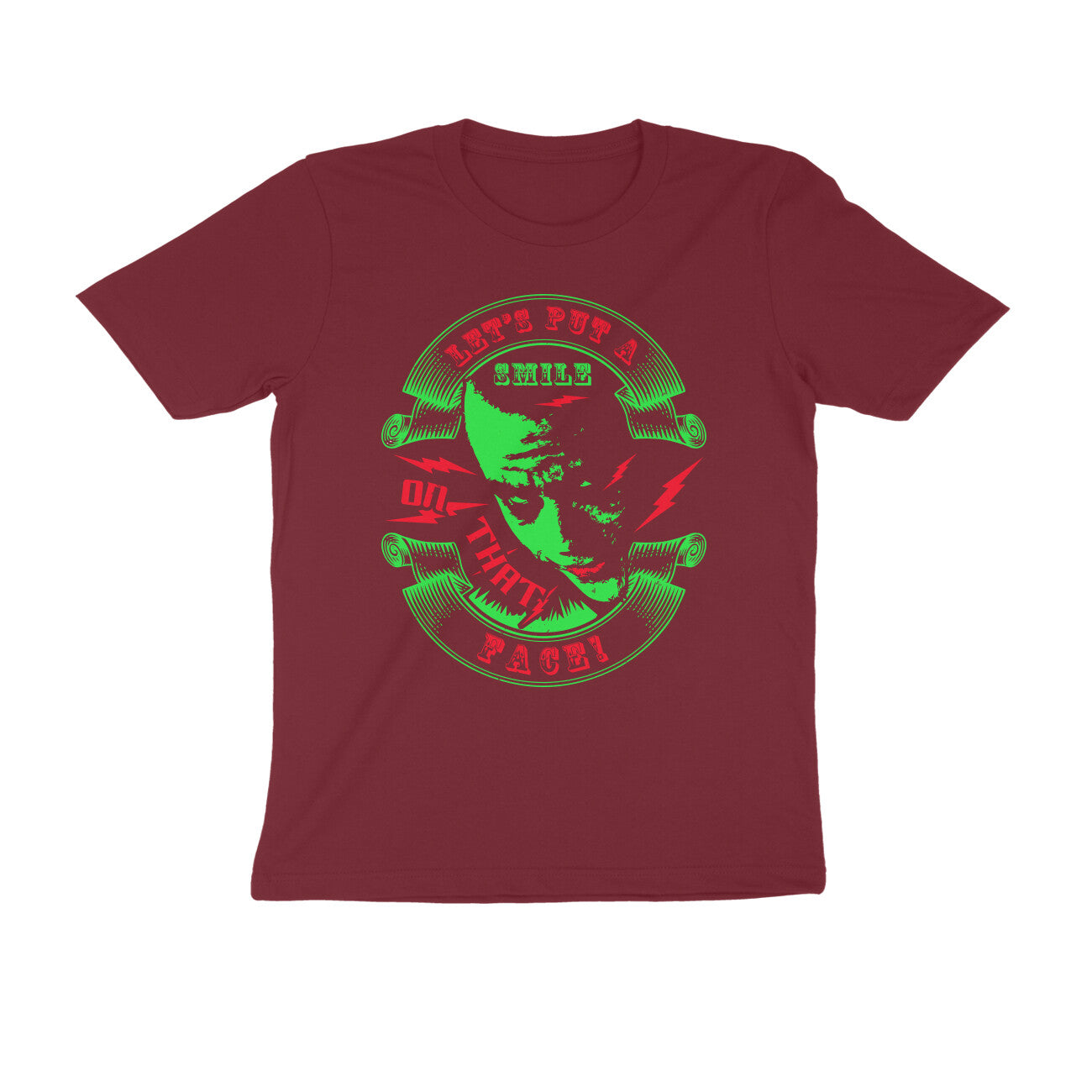 TNH - Men's Round Neck Tshirt - Joker - Let's Put a Smile