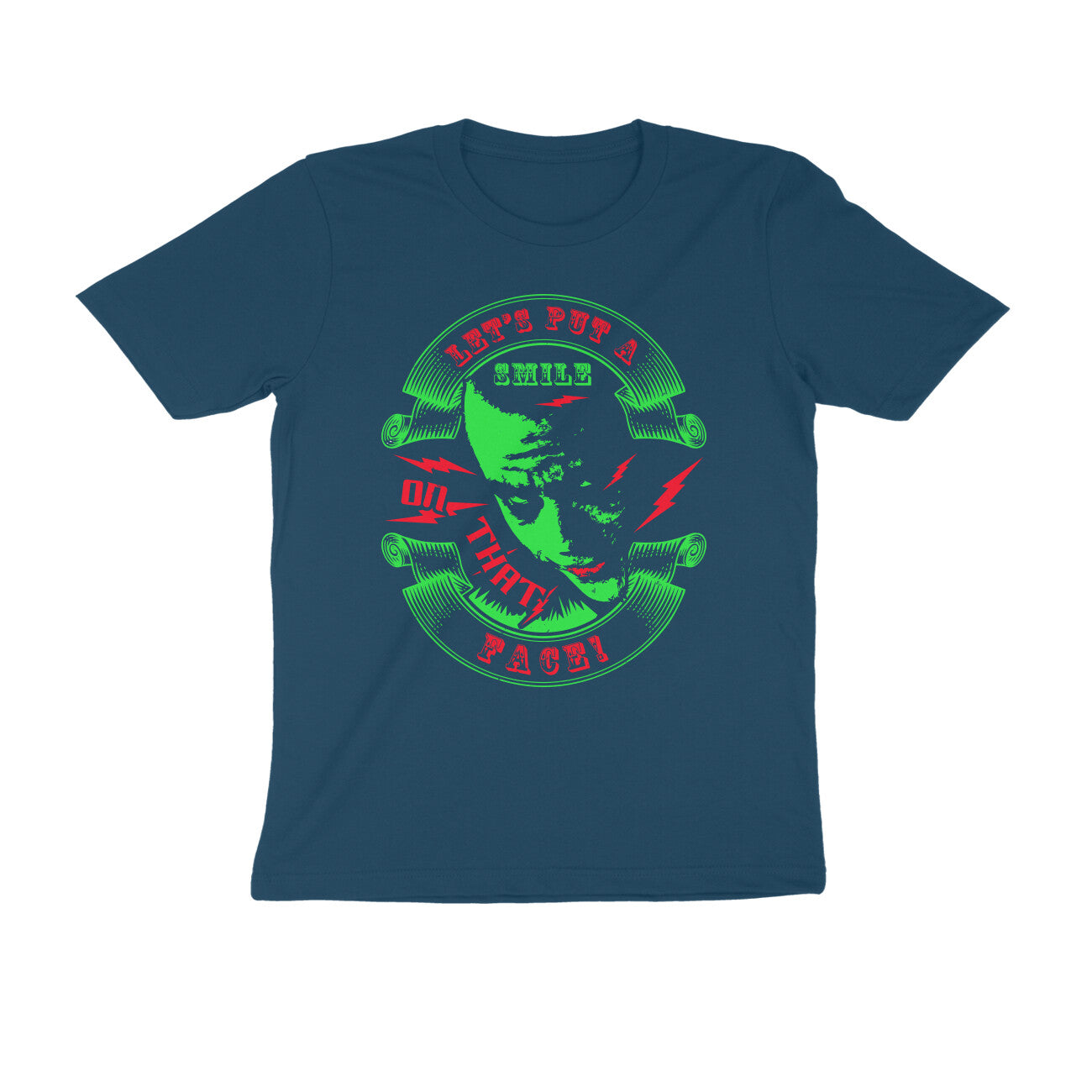 TNH - Men's Round Neck Tshirt - Joker - Let's Put a Smile