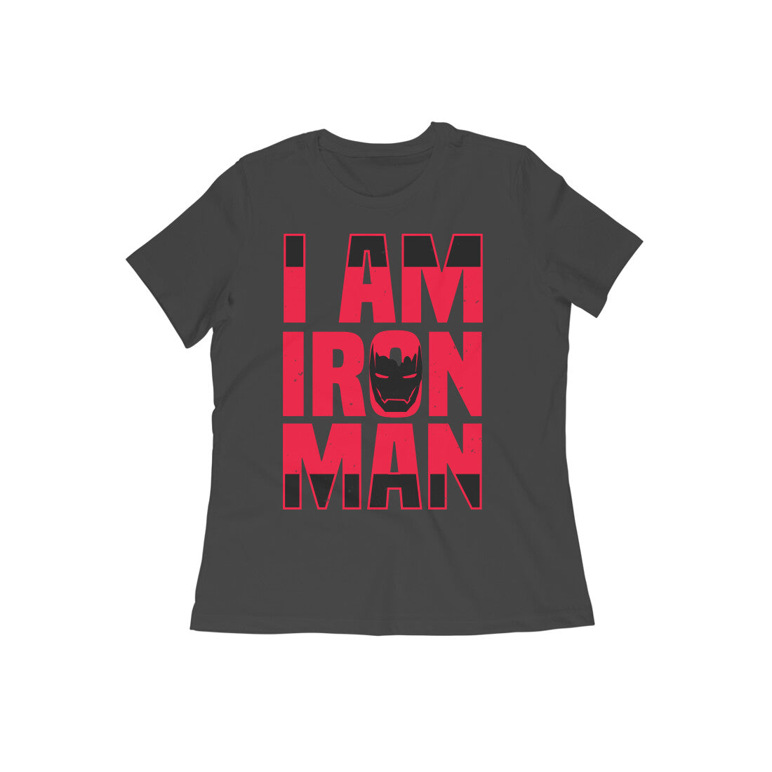 TNH - Women's Round Neck Tshirt - I AM IRONMAN