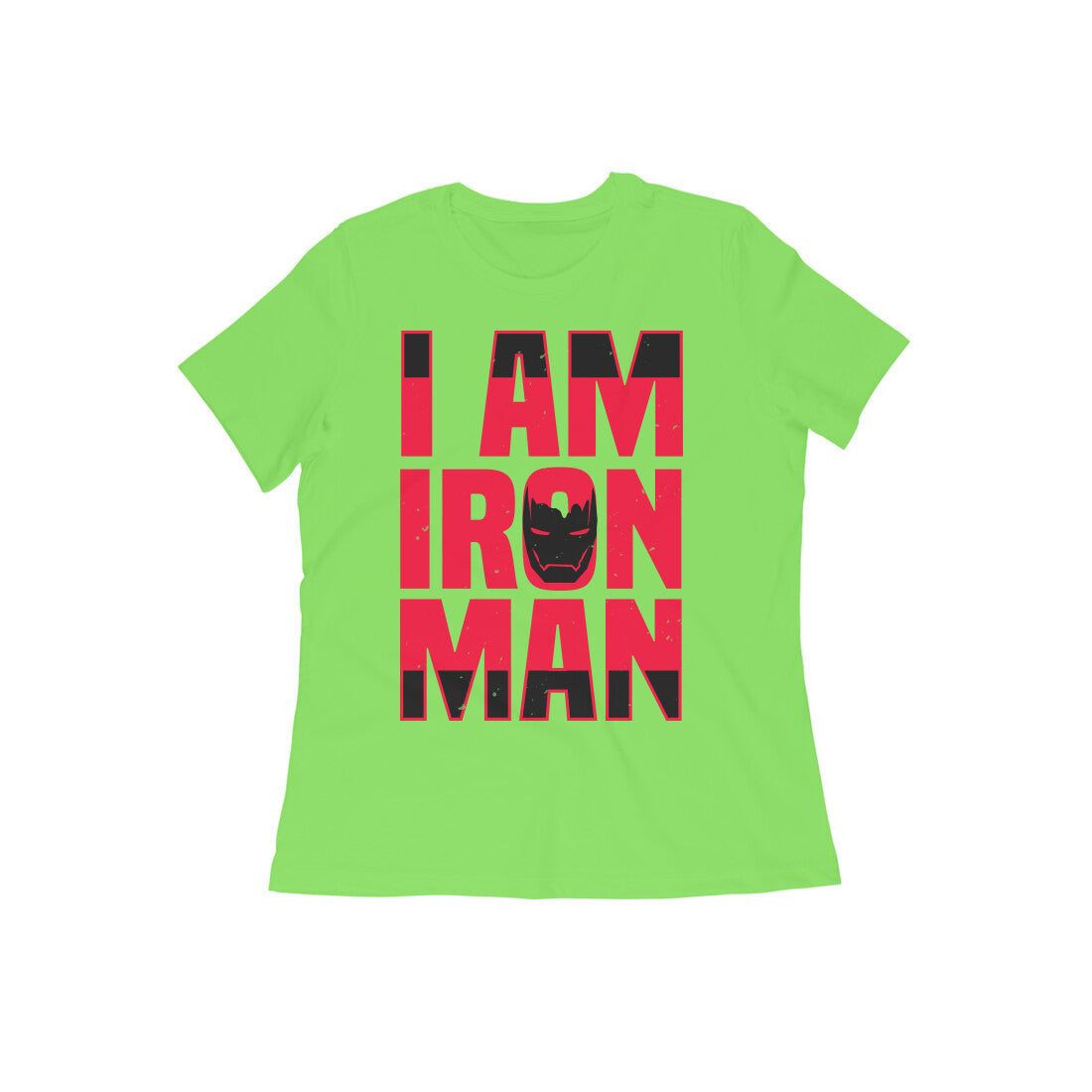 TNH - Women's Round Neck Tshirt - I AM IRONMAN