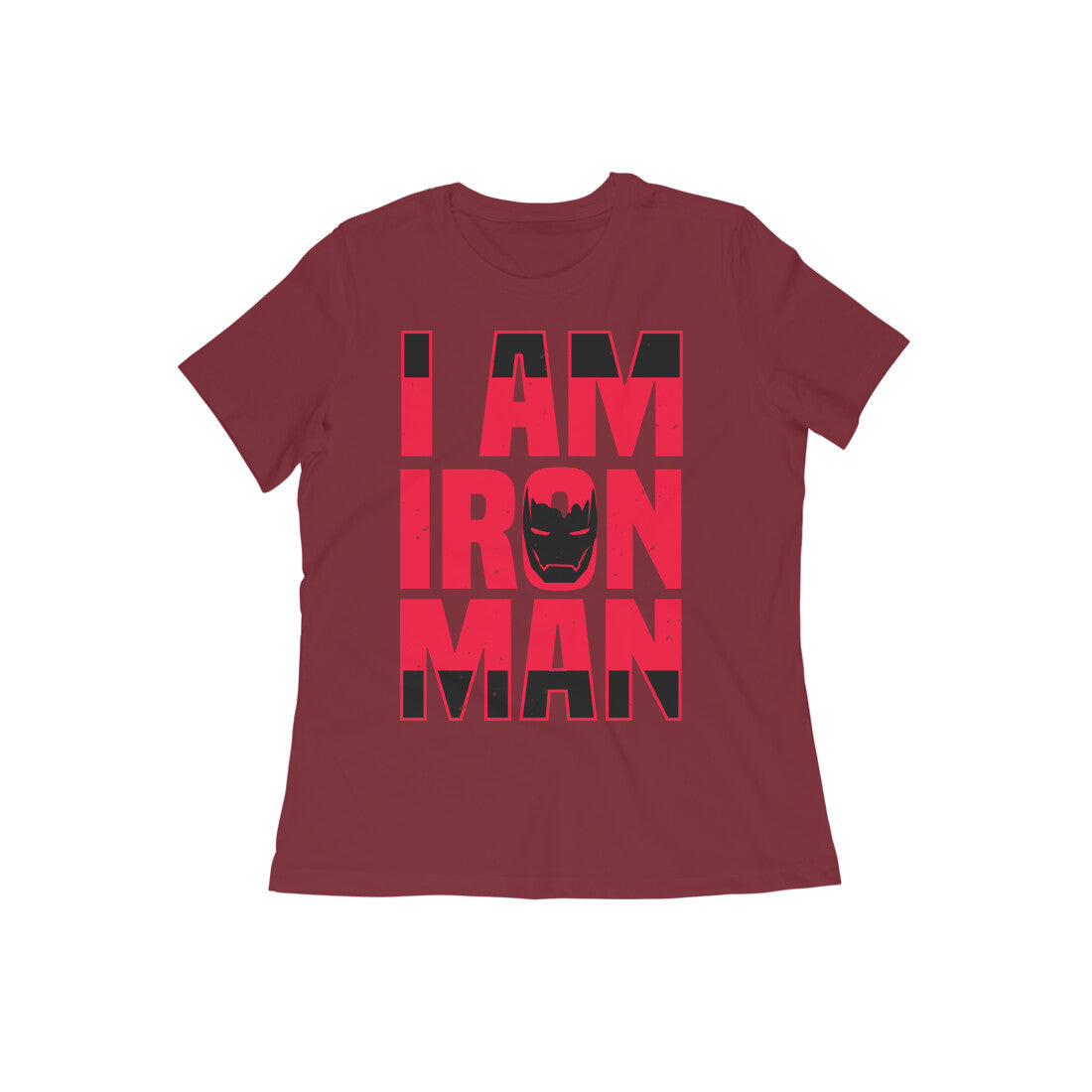 TNH - Women's Round Neck Tshirt - I AM IRONMAN