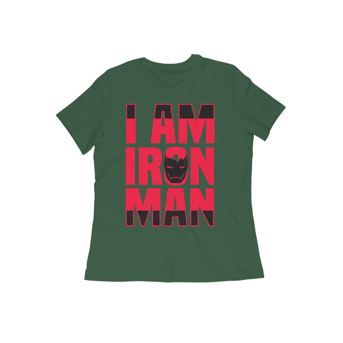 TNH - Women's Round Neck Tshirt - I AM IRONMAN
