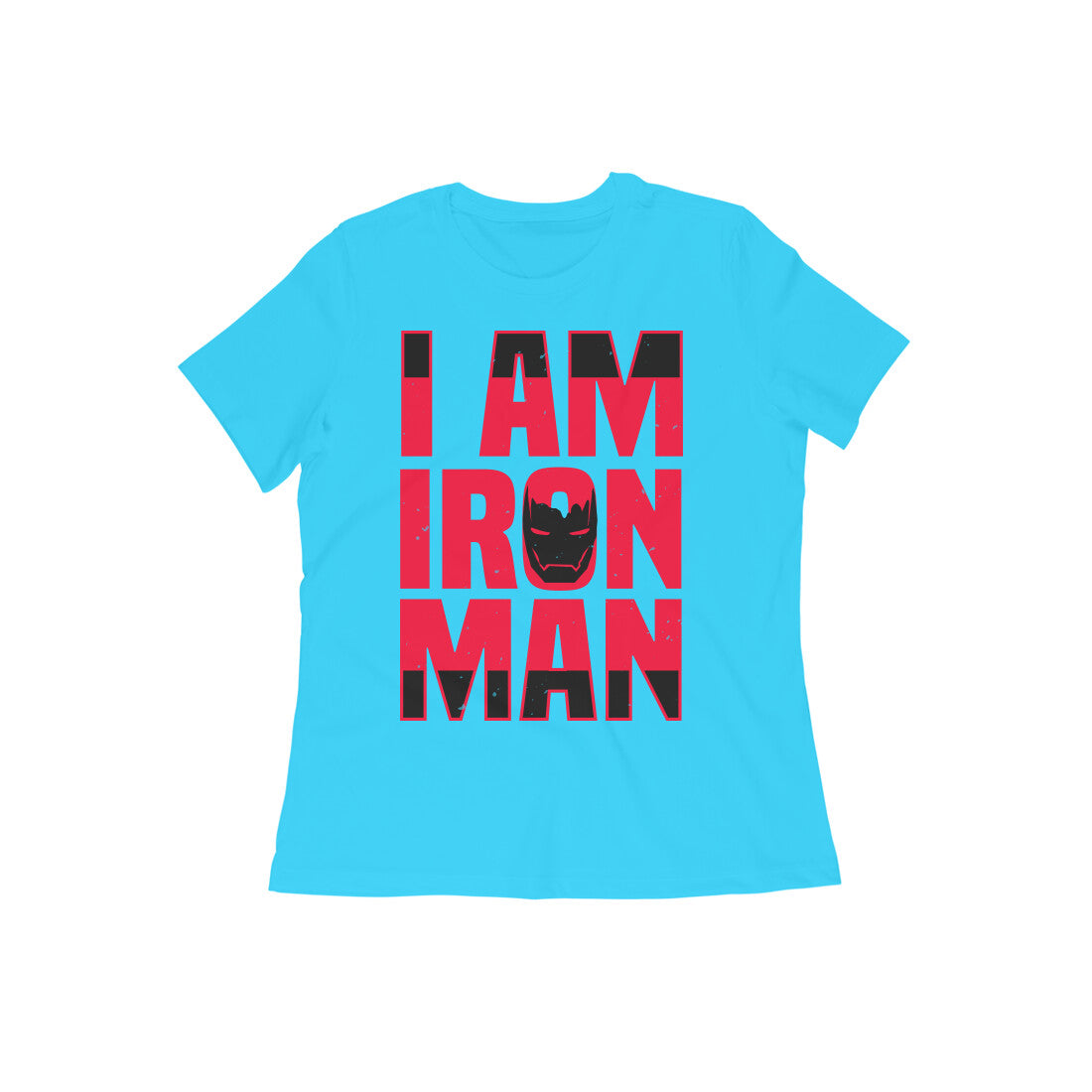 TNH - Women's Round Neck Tshirt - I AM IRONMAN