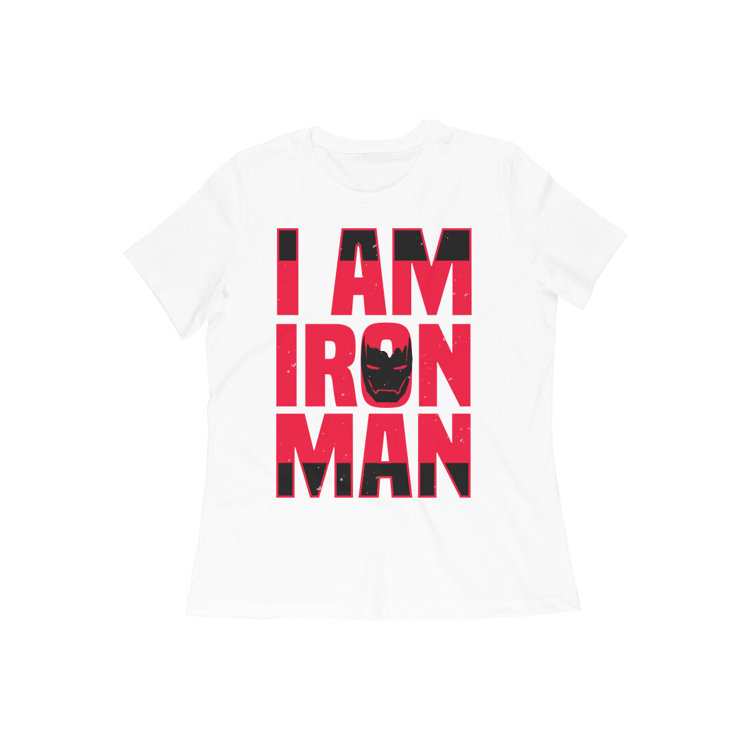 TNH - Women's Round Neck Tshirt - I AM IRONMAN