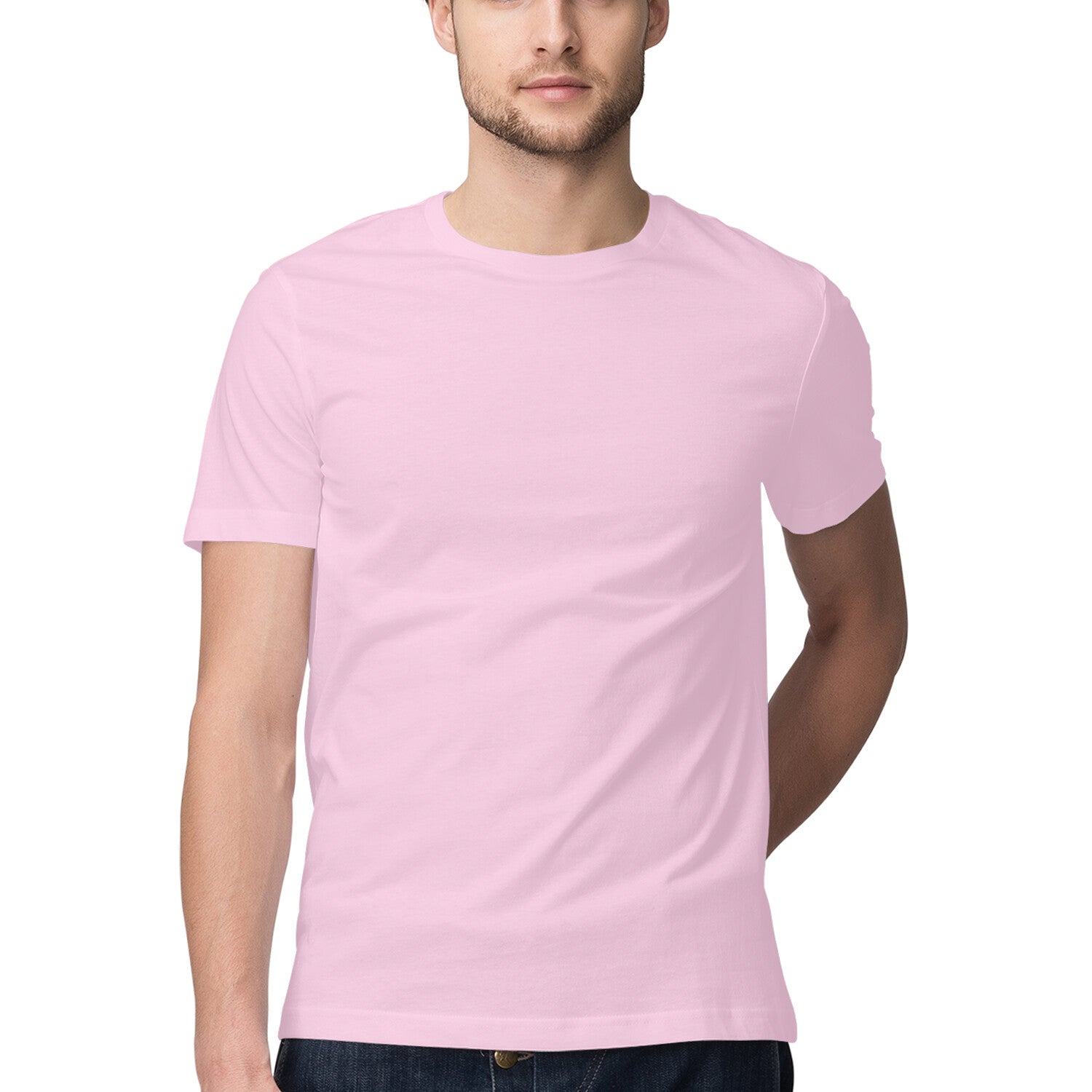 TNH - Men's Round Neck Plain T-Shirt