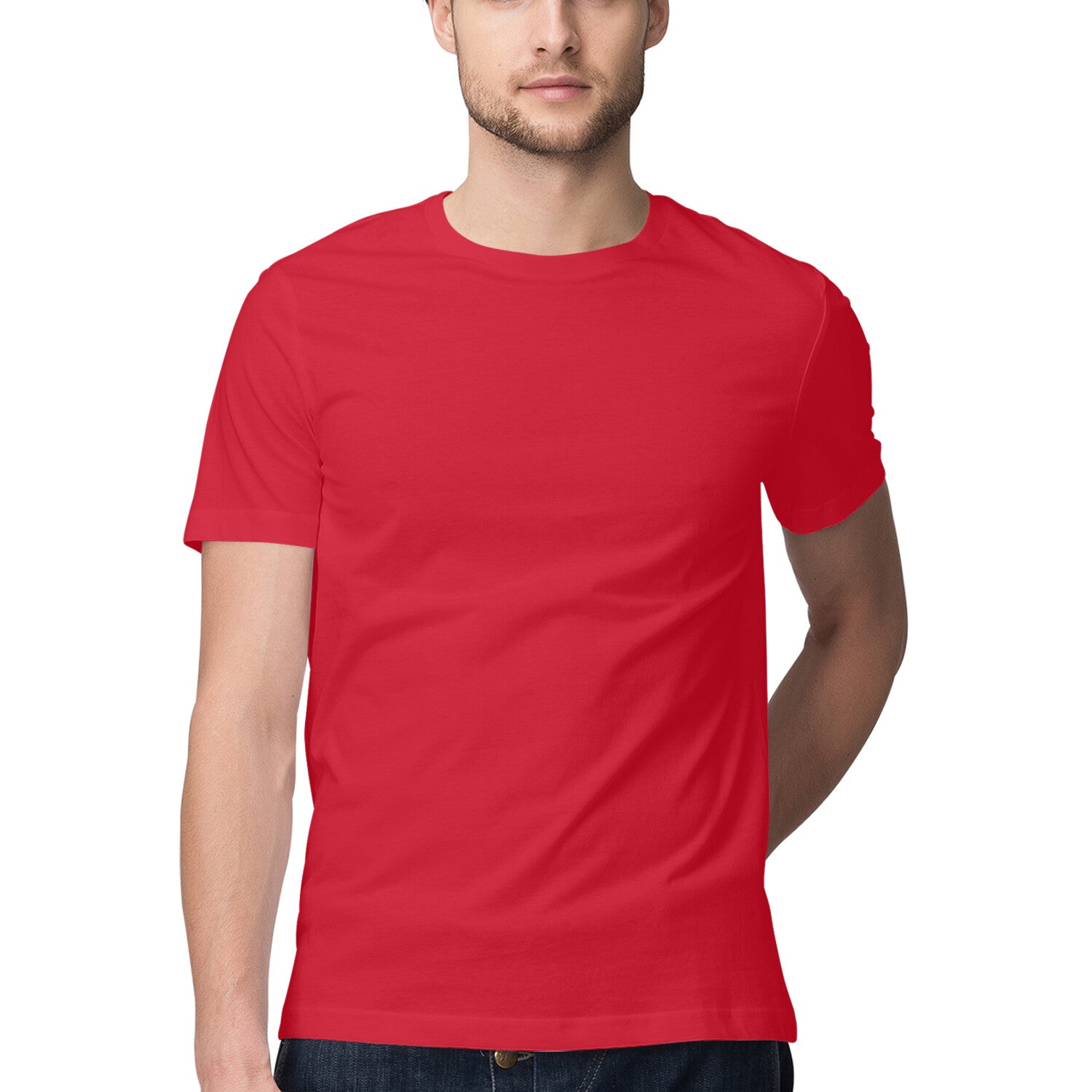 TNH - Men's Round Neck Plain T-Shirt