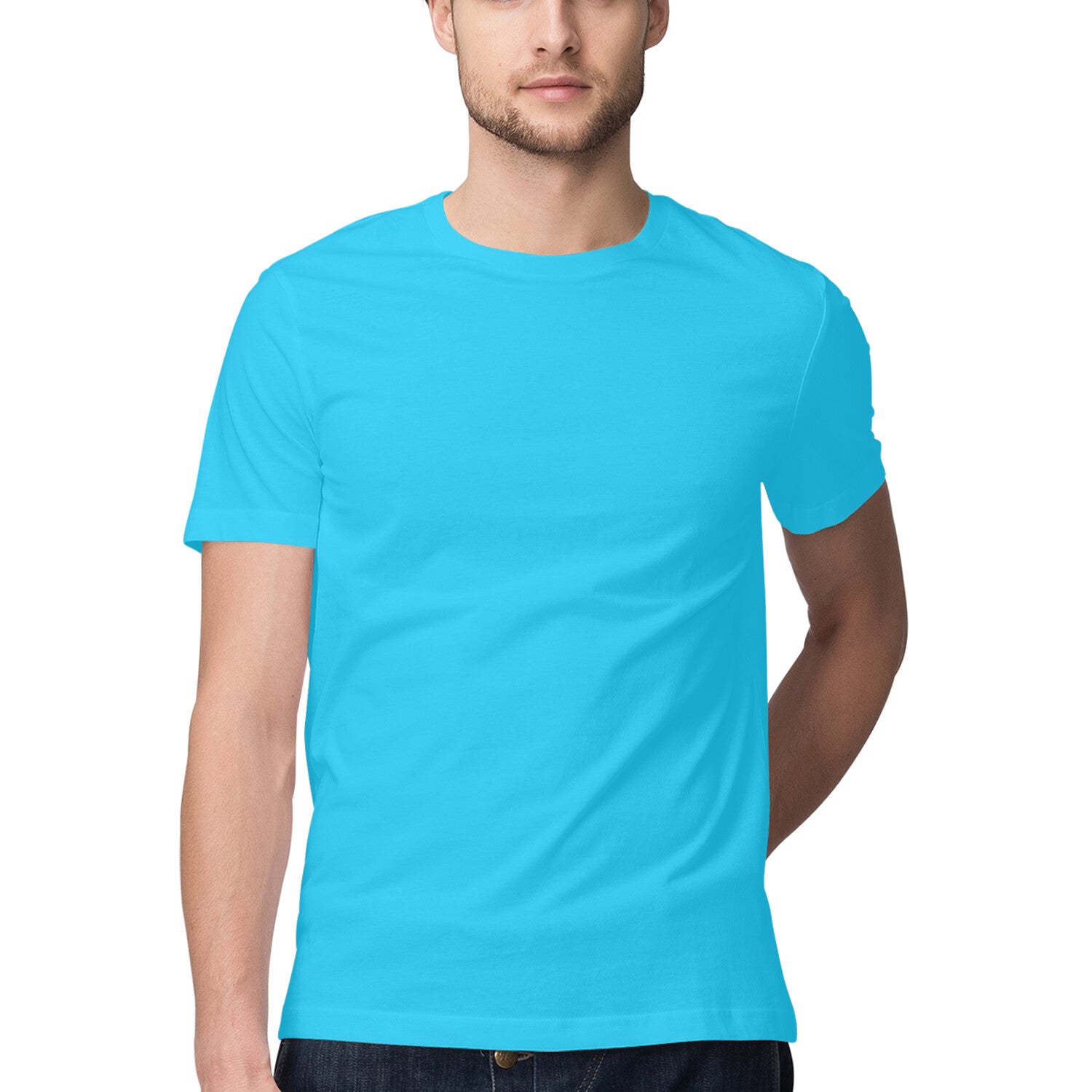 TNH - Men's Round Neck Plain T-Shirt
