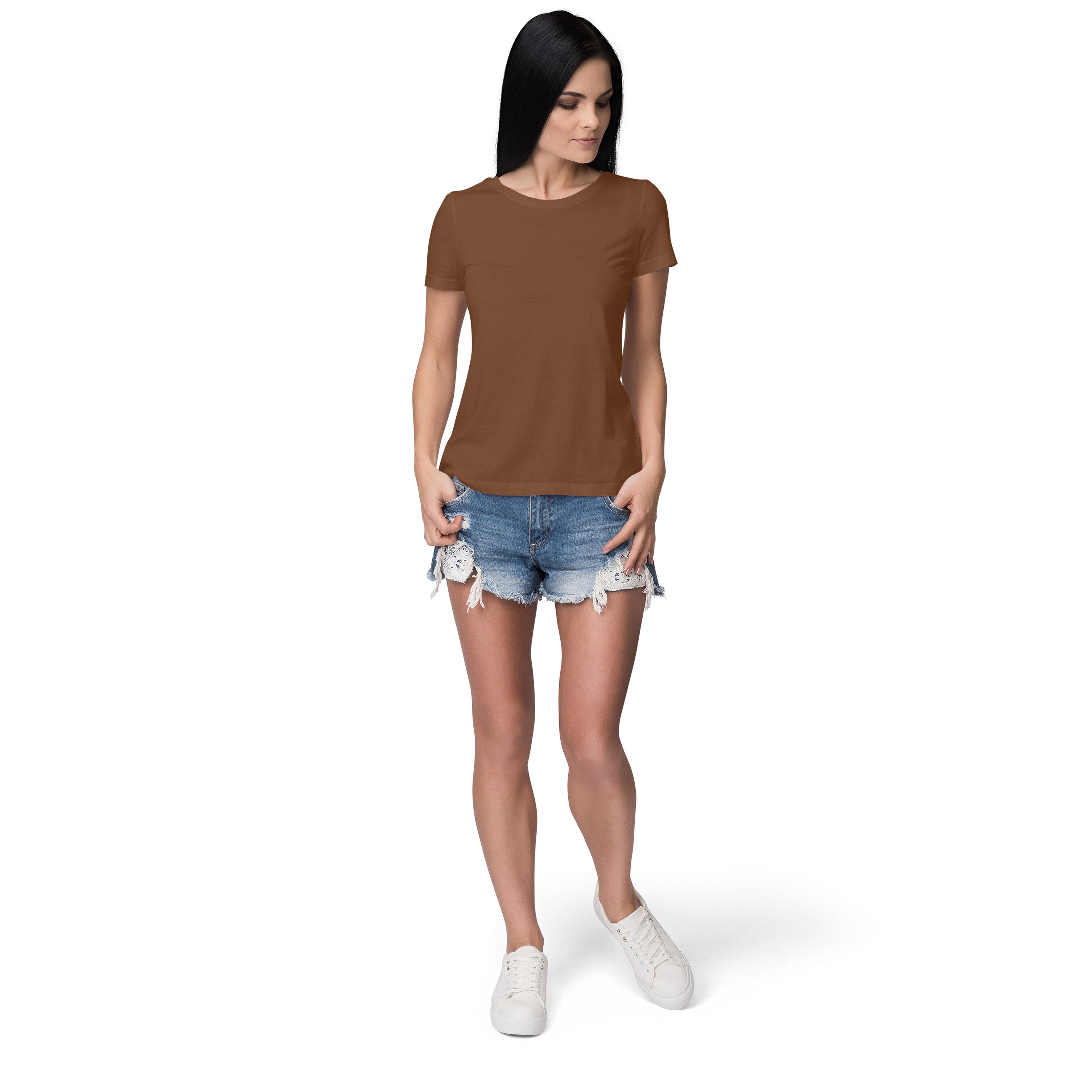 Women's Coffee Brown T-shirt