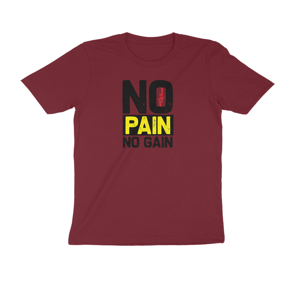 TNH - Men's Round Neck Tshirt - No Pain No Gain